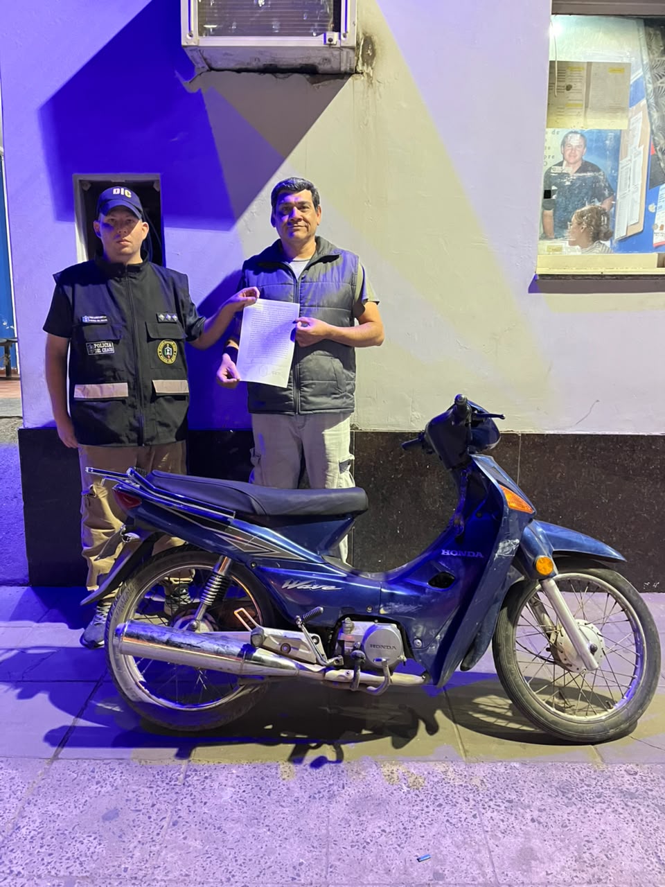 Moto recuperada