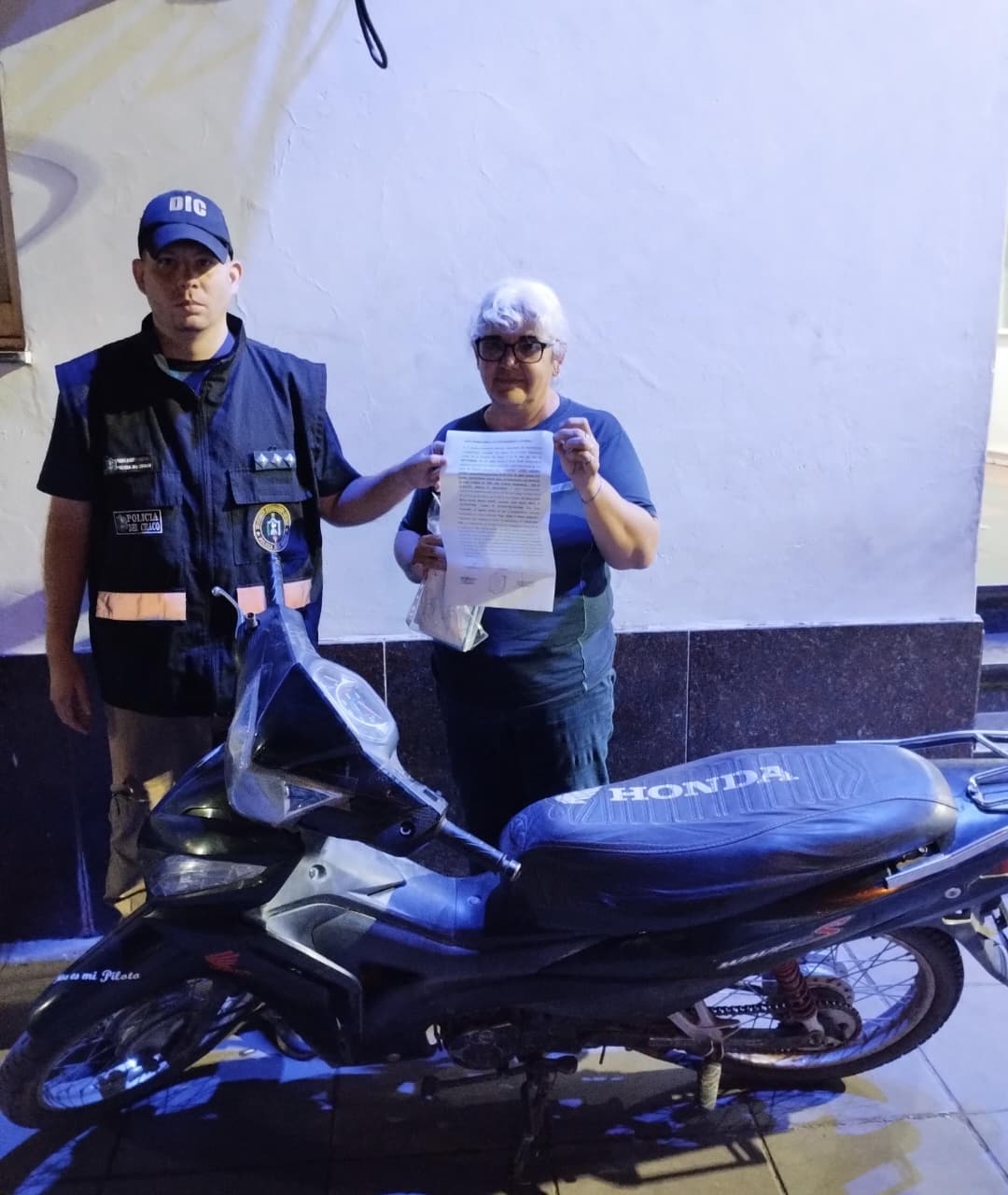 Moto recuperada